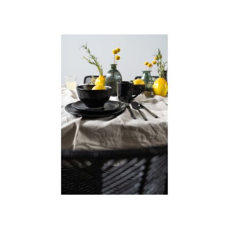 Assiettes Organic noires 20cm set de 4 – Image 2