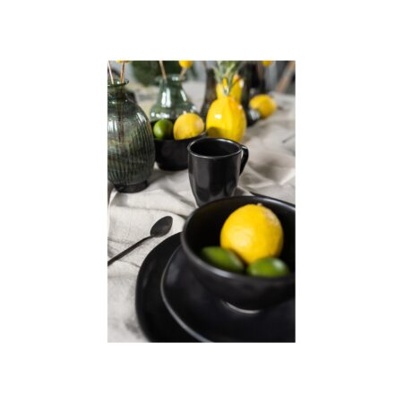 Assiettes Organic noires 20cm set de 4 – Image 14