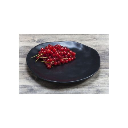 Assiettes Organic noires 20cm set de 4 – Image 7