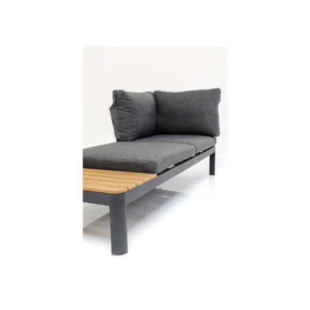 Assise de jardin Happy Day grise gauche – Image 4