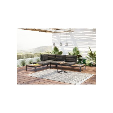 Assise de jardin Happy Day grise gauche – Image 8