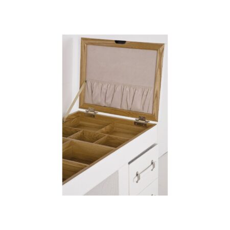 Coiffeuse Diva croco blanc – Image 7