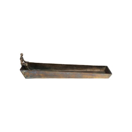 Coupe homme assis bronze