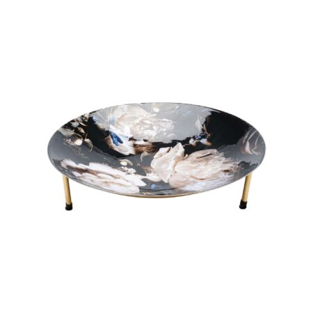 Coupe noire fleurs 40cm