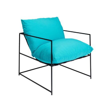 Fauteuil de jardin Cuby bleu – Image 6