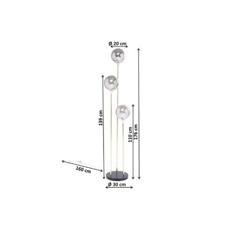 Lampadaire Al Capone 176cm – Image 5