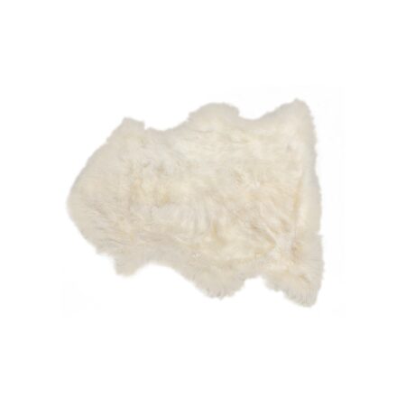Peau de mouton Heidi blanche 85x65cm