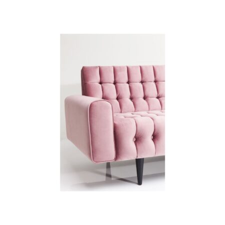 Canapé Milchbar 3 places velours rose – Image 8