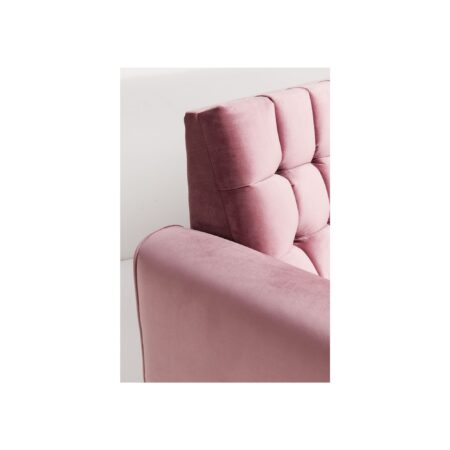 Canapé Milchbar 3 places velours rose – Image 9