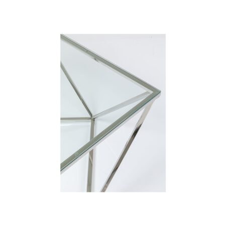 Table basse Cristallo 80x80cm argentée – Image 9