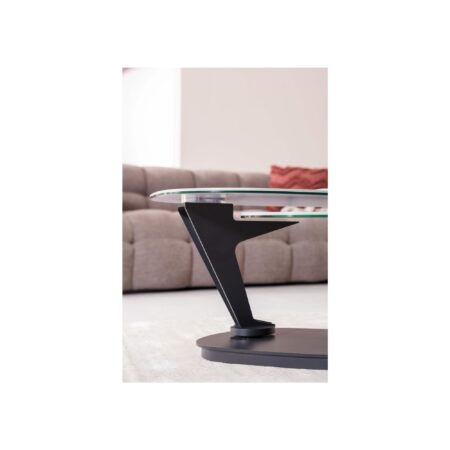 Table basse Franklin effet marbre blanc – Image 17