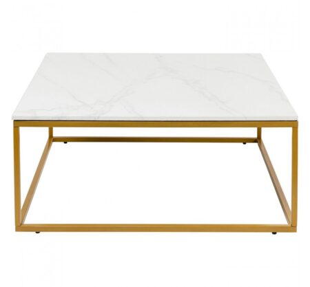 Table basse Key West 90x90cm blanche