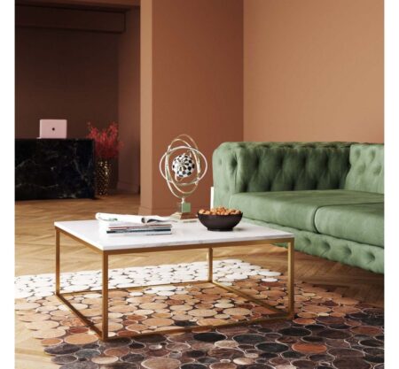 Table basse Key West 90x90cm blanche – Image 3