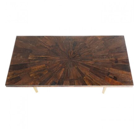 Table Conley Oho 180x90cm pieds laiton – Image 3