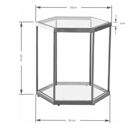 Table d'appoint Comb noire – Image 5