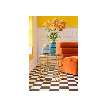 Table d'appoint Jupiter 55cm dorée – Image 3