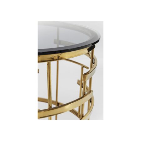Table d'appoint Jupiter 55cm dorée – Image 4