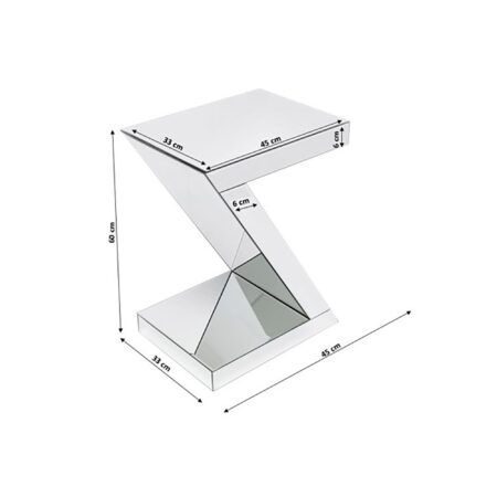 Table d'appoint Luxury Z champagne – Image 5