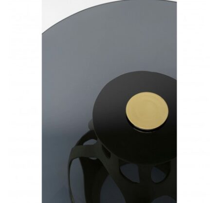 Table d'appoint Volcano 60cm dorée – Image 5