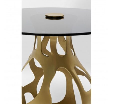 Table d'appoint Volcano 60cm dorée – Image 6