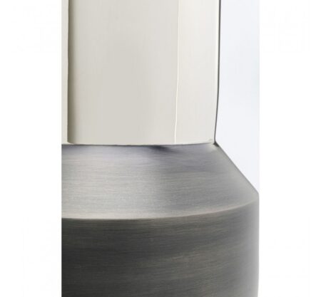 Vase Vesuv 51cm gris et argenté – Image 3