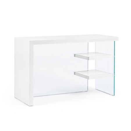 BUREAU 2ÉT LINE BOIS BLANC 120X50