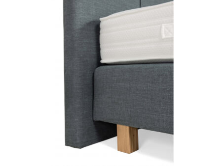 Sommier tapissier avec matelas BOX 247 - Gris – Image 10