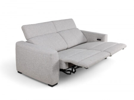 Canapé 2,5 places avec électrique. relax CELESTA - Dixon Greige – Image 7