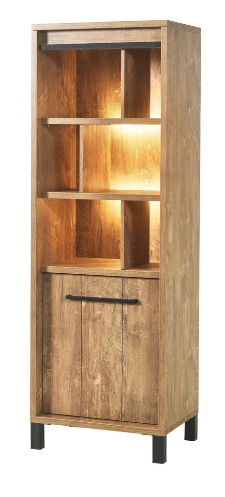 Meubar - Meubles colonne - KB6L - K661 - Teck Orange/Noir - 629x188x50cm