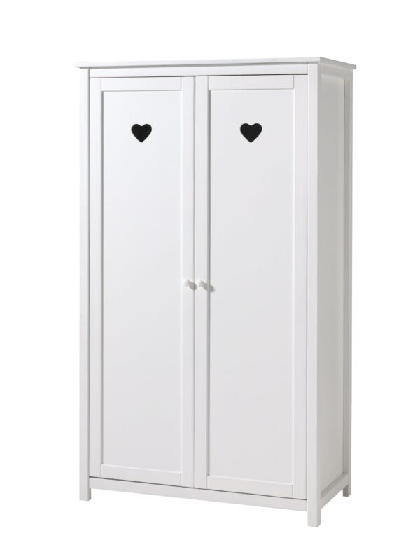 Vipack - Armoire Amori - AMKL1214 - Blanc - 57x190,5x110cm