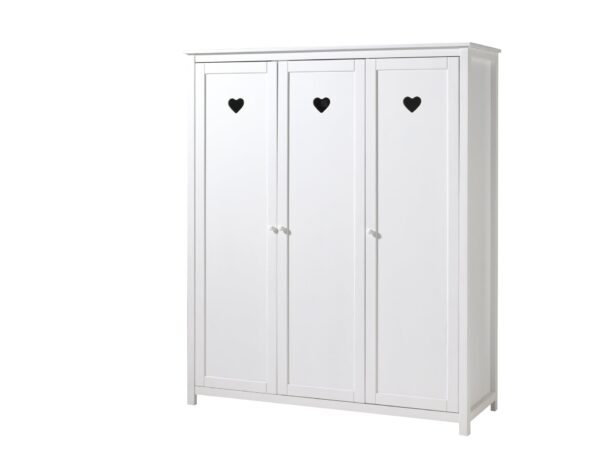 Vipack - Armoire Amori - AMKL1314 - Blanc - 57x190,5x159cm