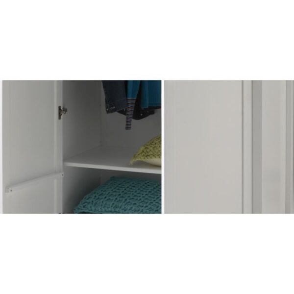 Vipack - Etagère murale Amori - AMW2LP14 - Blanc - 50x1,8x97,8cm