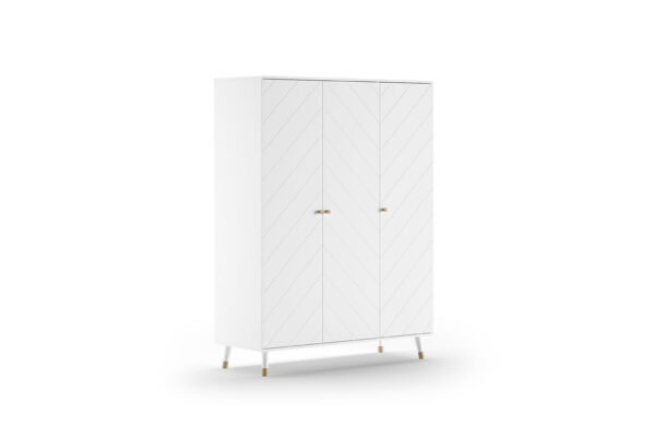 Vipack - Armoire Billy - BIKL1314 - Blanc - 59x200,3x150cm