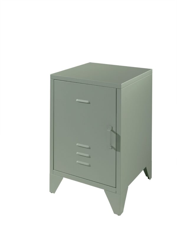 Vipack - Table de chevet Bronxx - BRNA1193 - Vert olive - 40x60,5x40cm