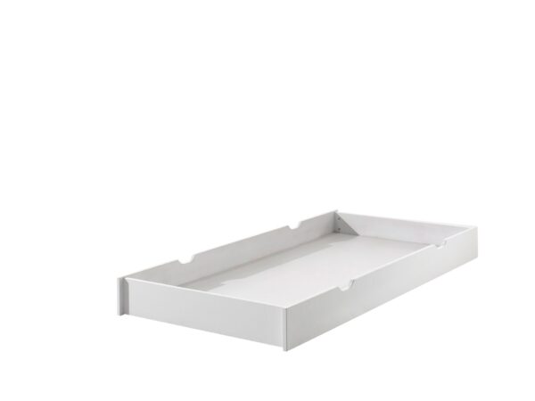 Vipack - Lit roulant Erik - ERRB9014 - Blanc - 94x19x198,5cm
