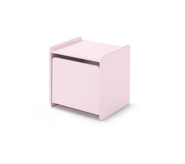 Vipack - Table de chevet Kiddy - KINA1213 - Rose - 36x41xcm