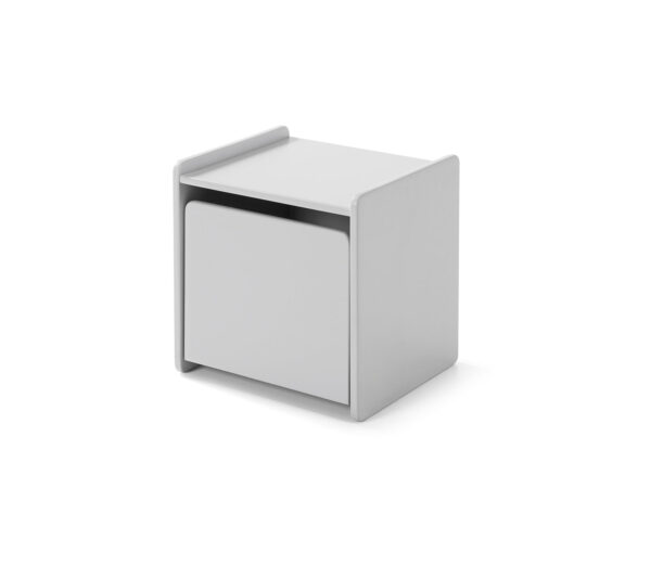 Vipack - Table de chevet Kiddy - KINA1215 - Gris - 36x41xcm