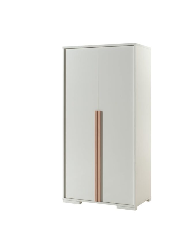 Vipack - Armoire London - LDKL1214 - Blanc - 56x195,2xcm