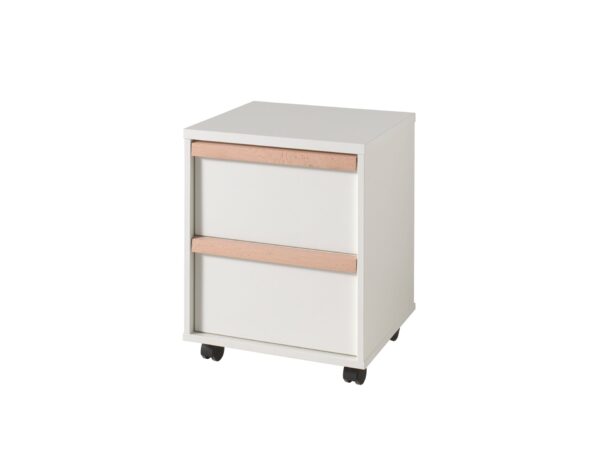 Vipack - Caisson à roulettes - LDRK1214 - Blanc - 40x59,7xcm