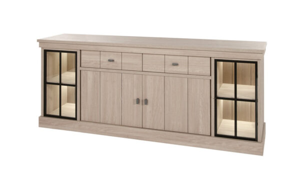 Meubar - Buffets - DR7 - K595 - Orme Naturel - 216x90x50cm
