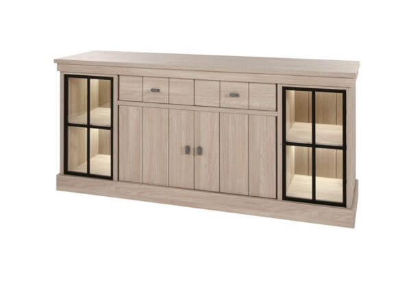 Meubar - Buffets - DR8 - K595 - Orme Naturel - 197x90x50cm