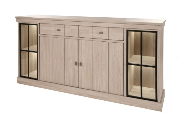 Meubar - Buffets - HB7 - K595 - Orme Naturel - 216x111x50cm