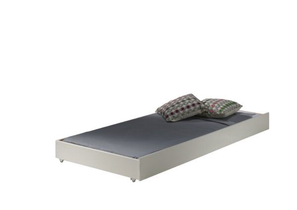 Vipack - Lit roulant Scott - STRB9014 - Blanc - 93,8x19,4xcm