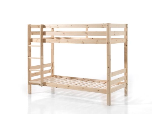 Vipack - Lit superposé Pino - PISB1610 - Naturel - 105,4x161xcm