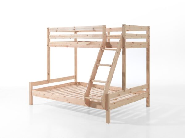 Vipack - Lit superposé Pino - PISBMA10 - Naturel - 157,5x166,8xcm