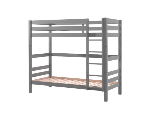 Vipack - Lit superposé Pino - PISBOL17 - Gris - 105,4x182xcm