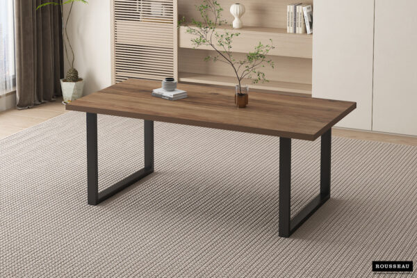 Rousseau - Table Alexandre 180 cm Décor Manguier - 76x180x90cm