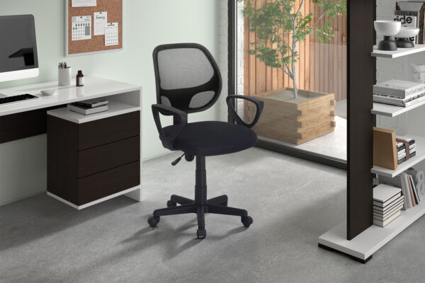 Rousseau - Chaise de bureau Hippa Mesh Noir - 86x58x53 cm