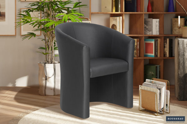 Rousseau - Siège baquet Charlie PU Noir - 81x64x62 cm