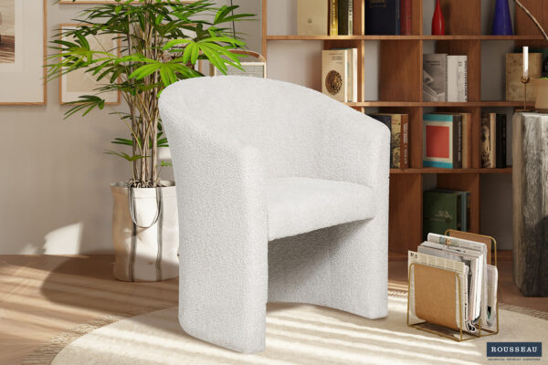 Rousseau - Siège baquet Charlie Boucle - Sable - 81x64x62 cm